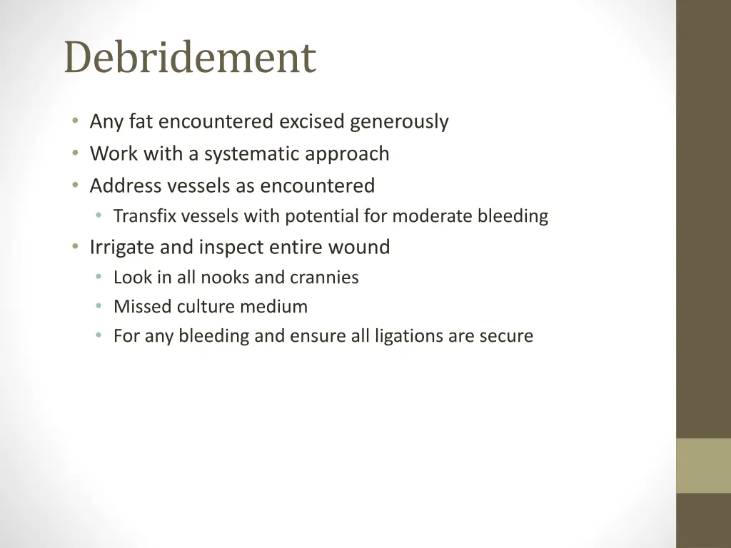 debridement 2