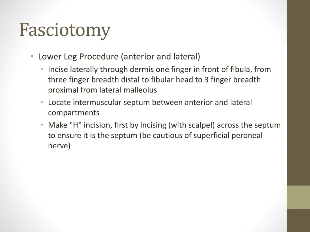 fasciotomy 1