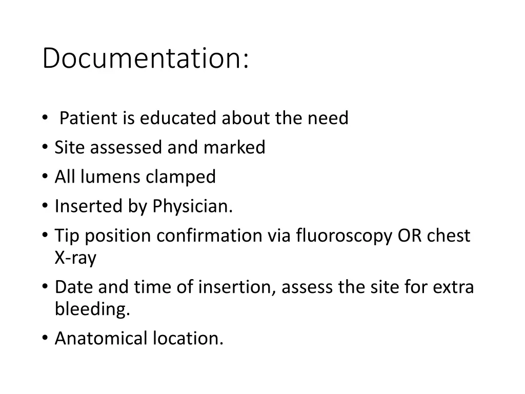 documentation