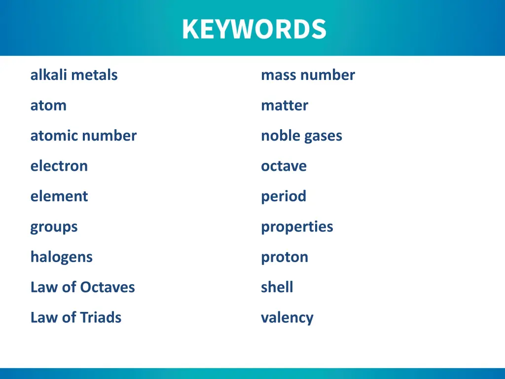 alkali metals