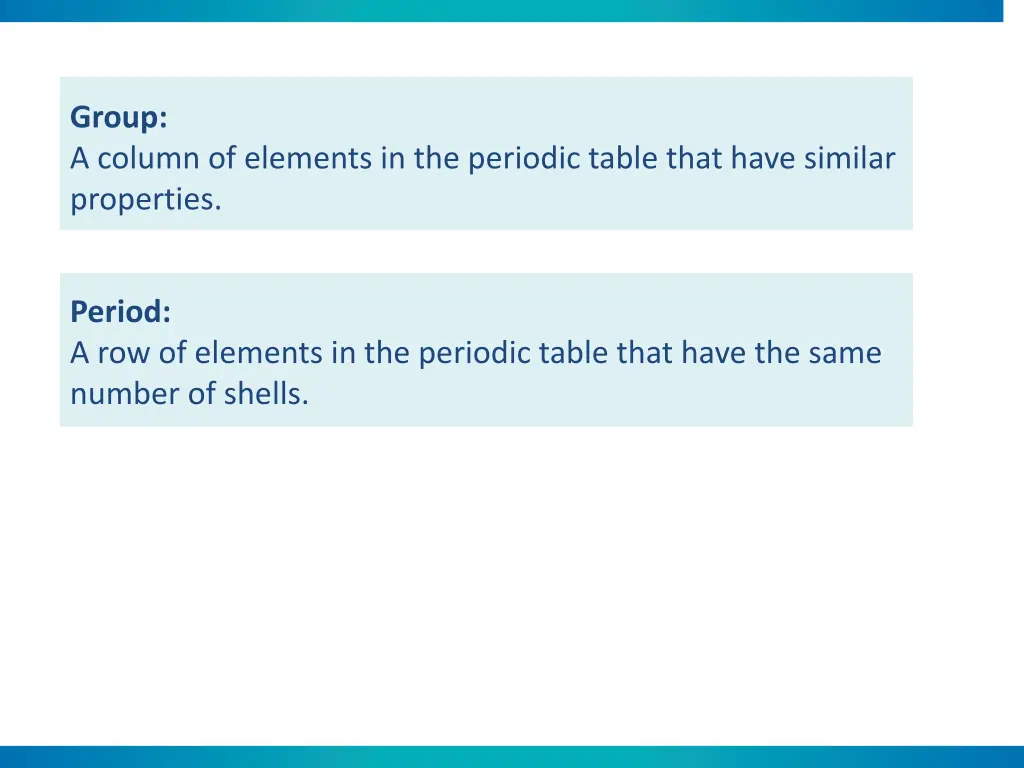 group a column of elements in the periodic table