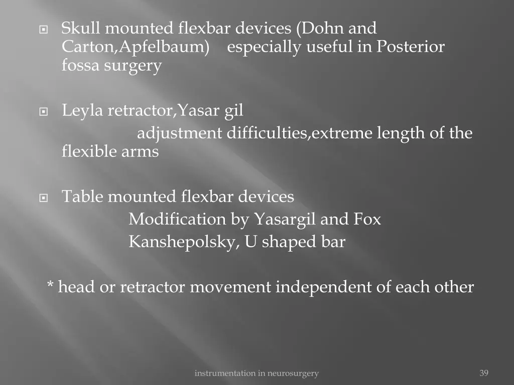 skull mounted flexbar devices dohn and carton