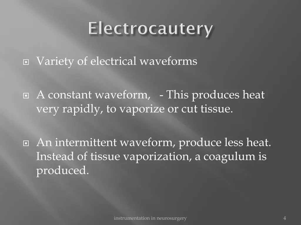 variety of electrical waveforms