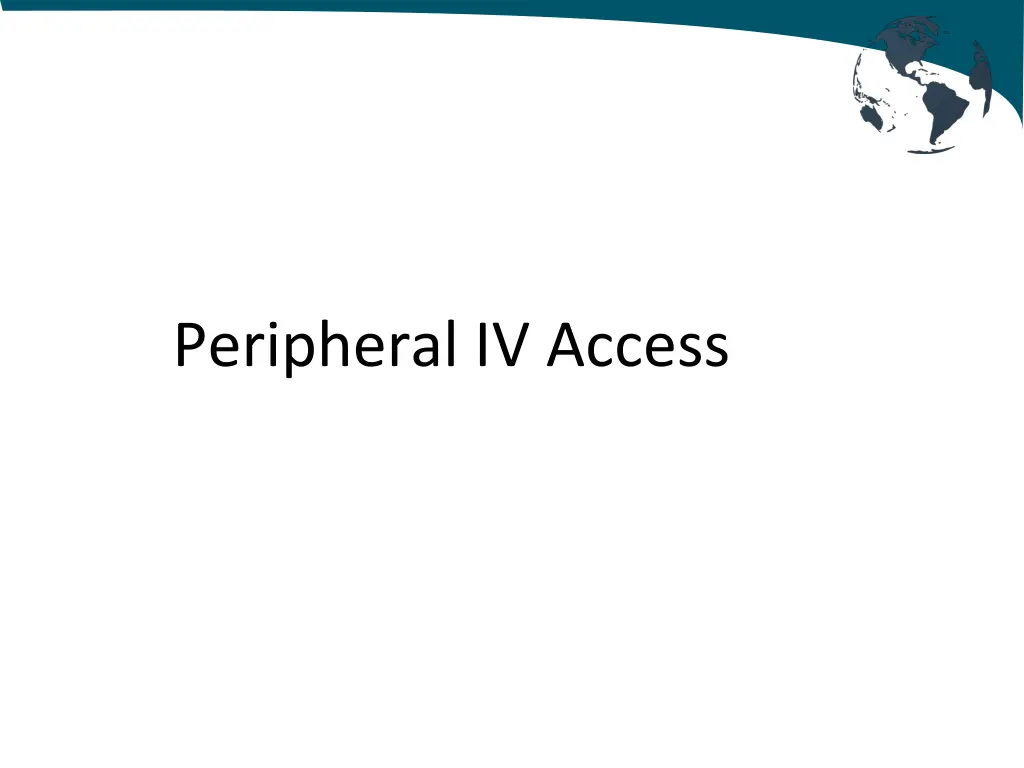 peripheral iv access