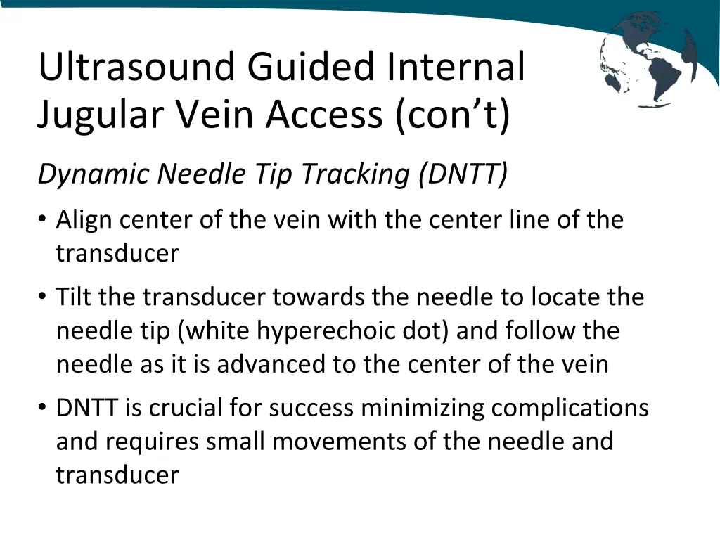 ultrasound guided internal jugular vein access 2