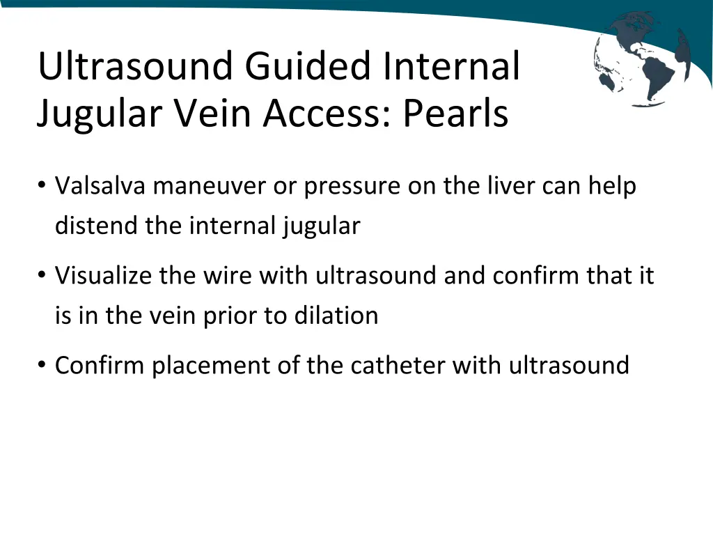 ultrasound guided internal jugular vein access 3