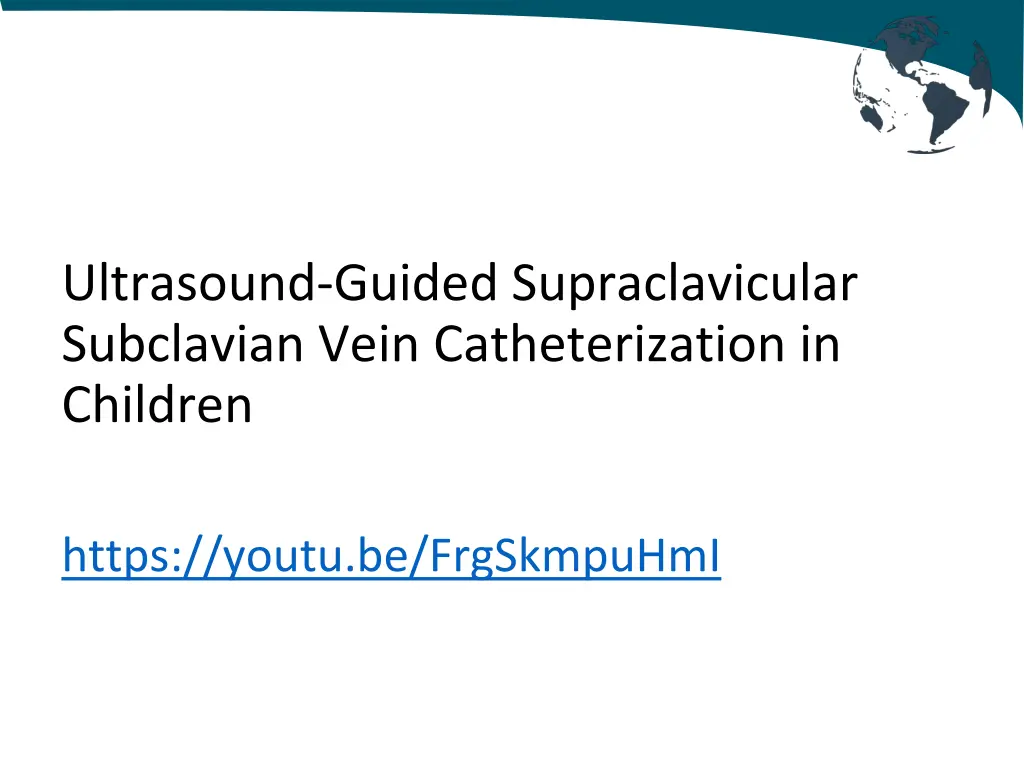 ultrasound guided supraclavicular subclavian vein