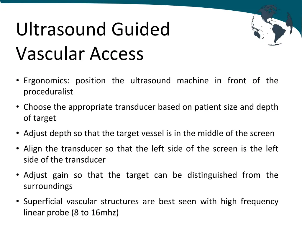 ultrasound guided vascular access 2