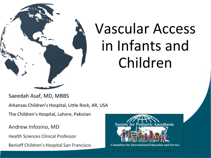 vascular access in infants and children