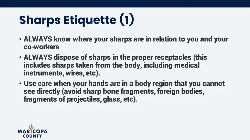 sharps etiquette 1