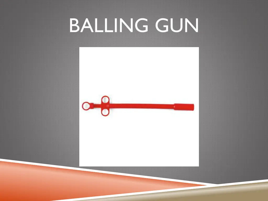 balling gun