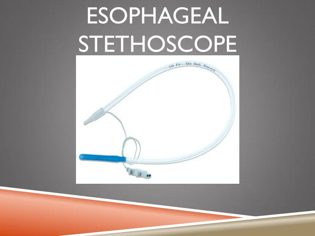 esophageal stethoscope