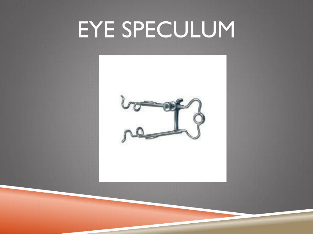 eye speculum