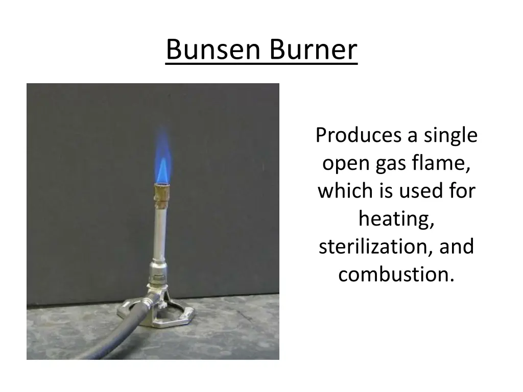 bunsen burner