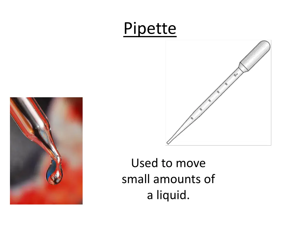 pipette