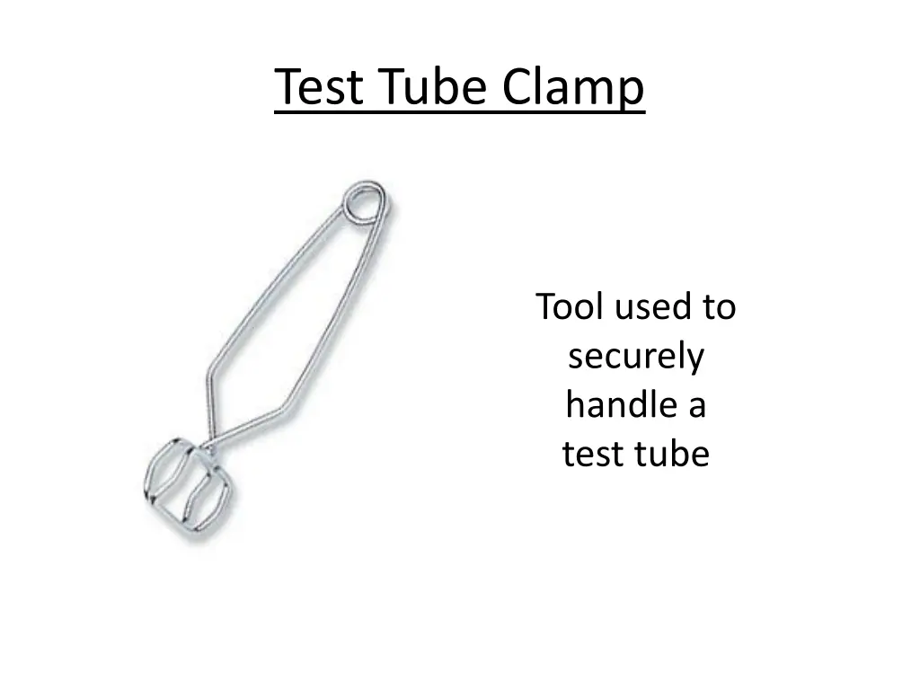 test tube clamp