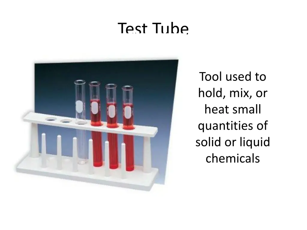 test tube