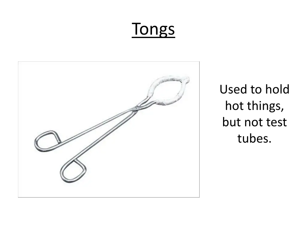 tongs