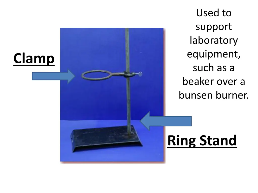 used to support laboratory equipment such