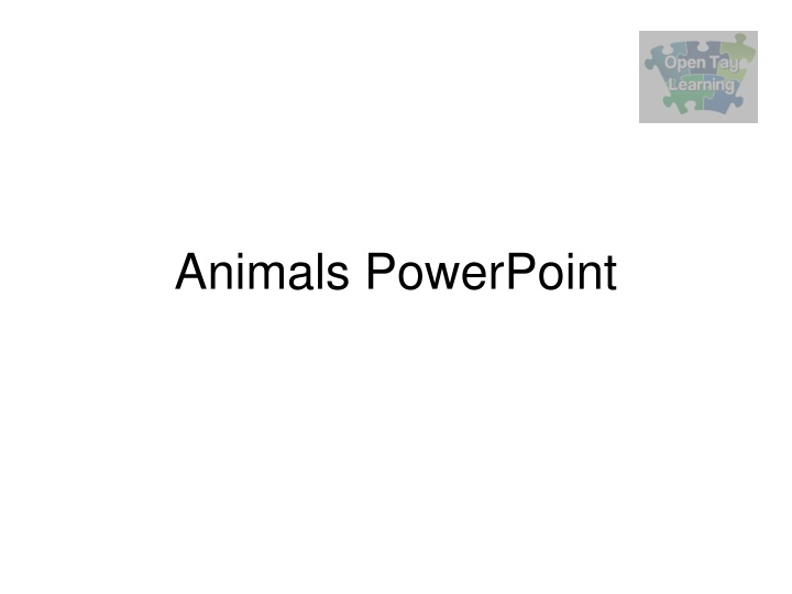 animals powerpoint