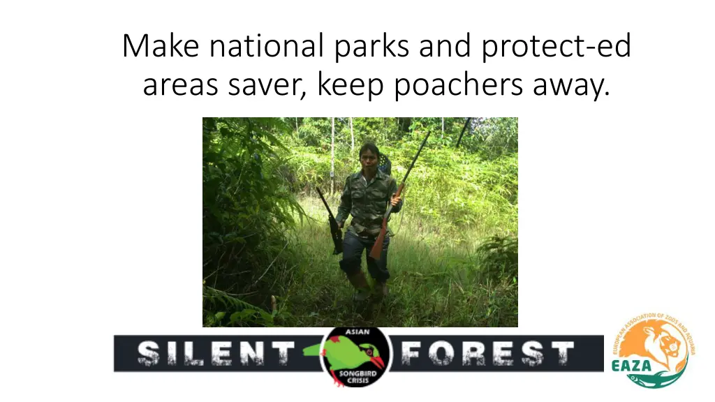 make national parks and protect ed areas saver