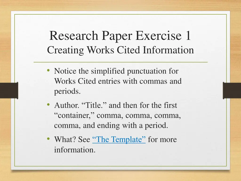 research paper exercise 1 creating works cited 4