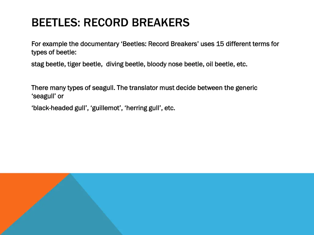 beetles record breakers