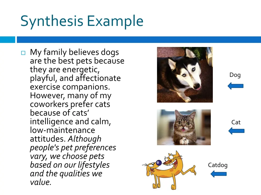 synthesis example