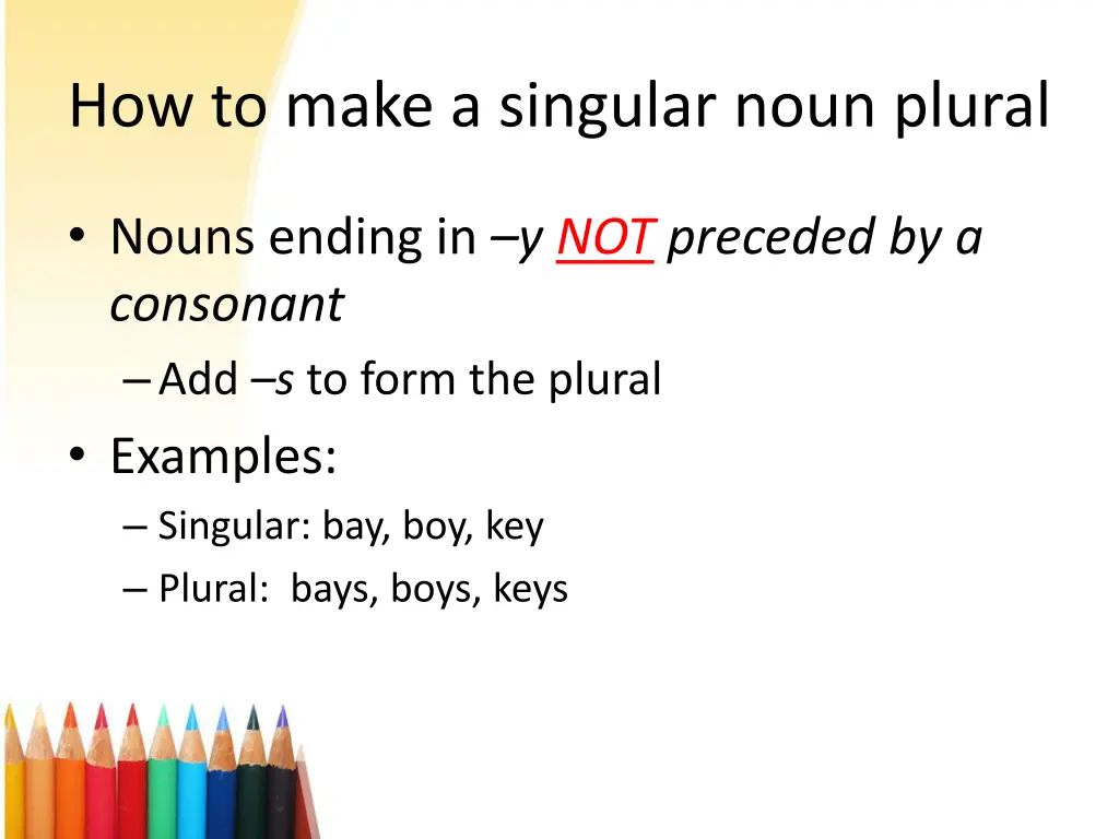 how to make a singular noun plural 3