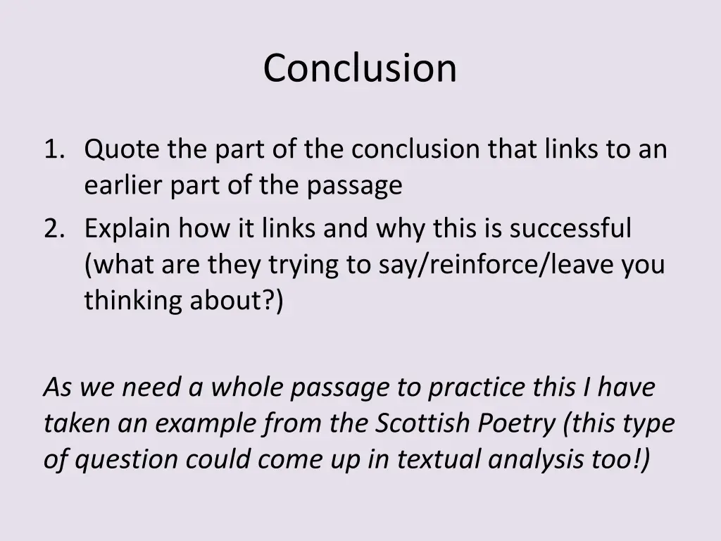 conclusion 1