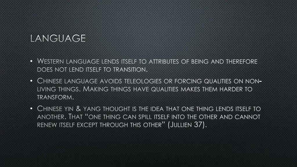 language