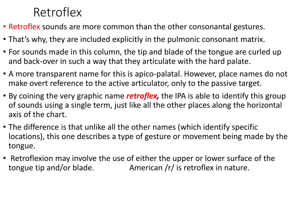 retroflex