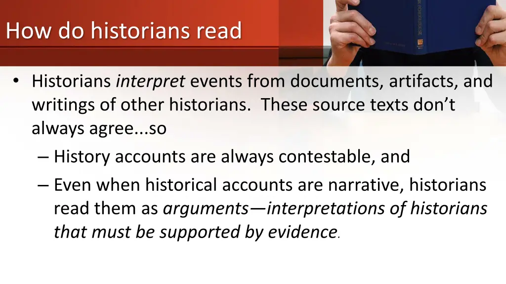 how do historians read 5