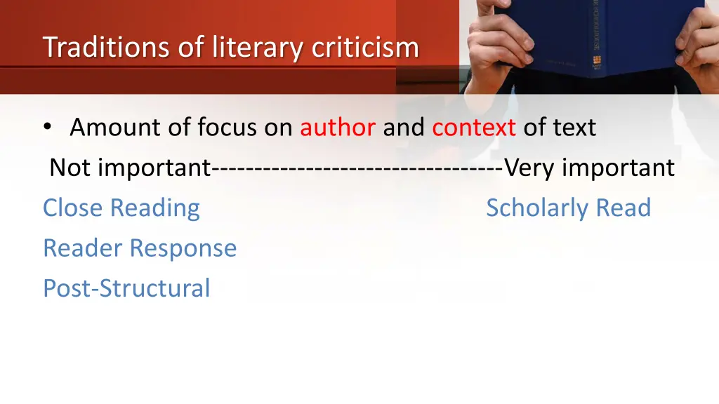 traditions of literary criticism