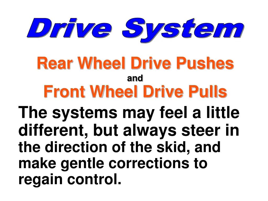 drive system