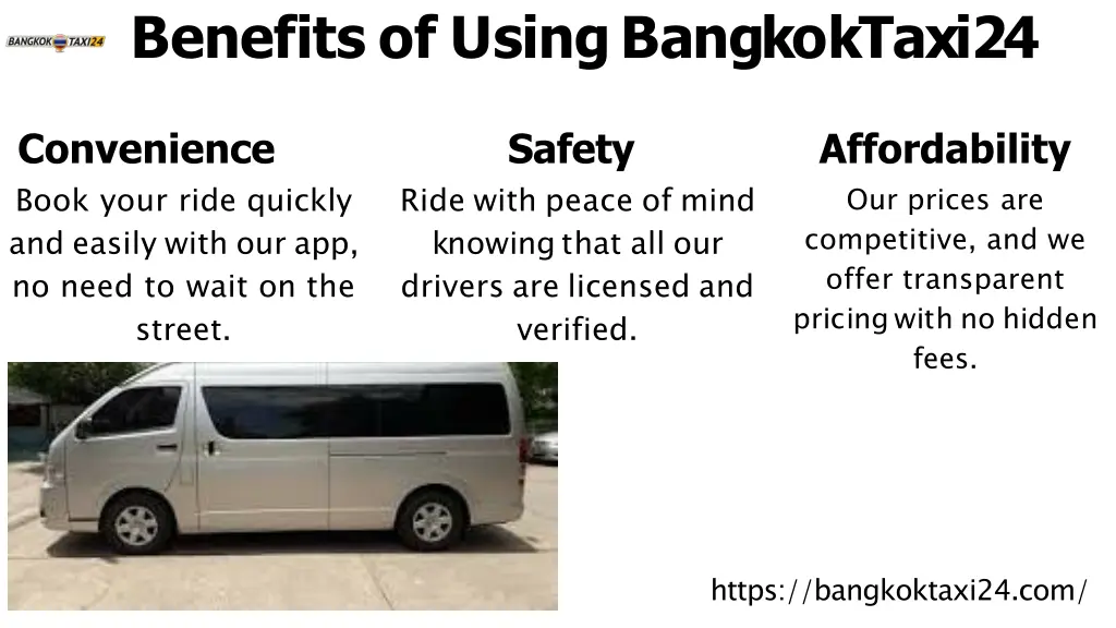 benefits of usingbangkoktaxi24