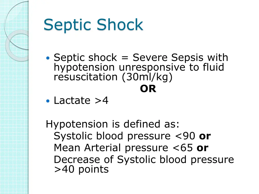 septic shock