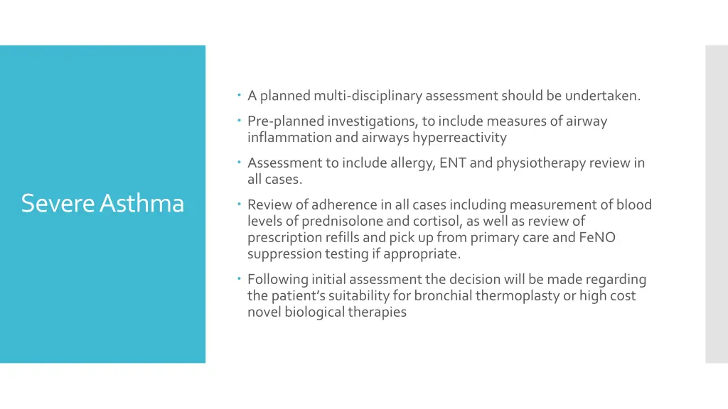 a planned multi disciplinary assessment should