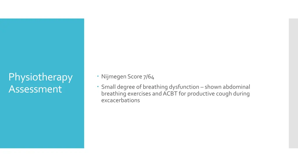 physiotherapy assessment