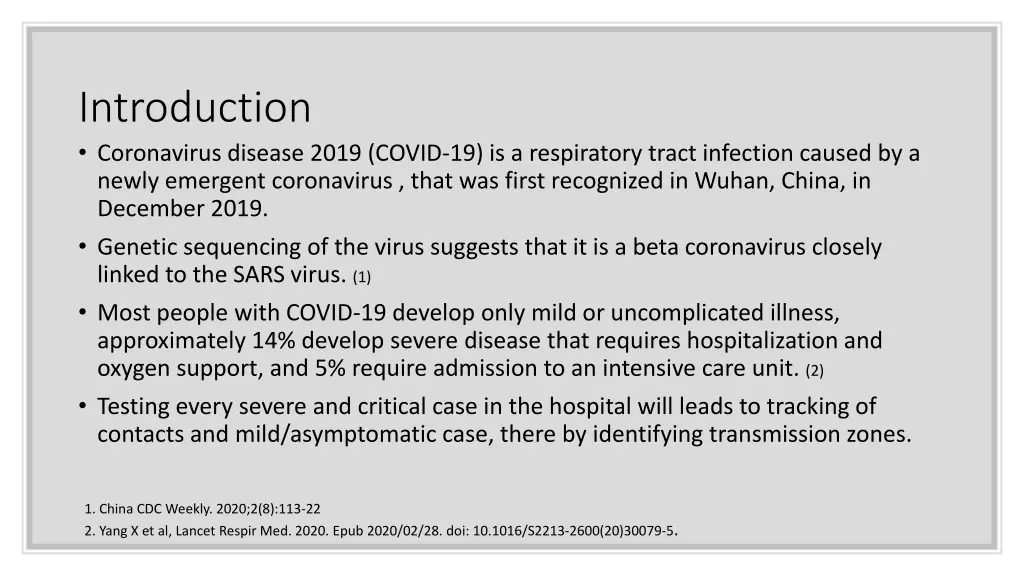 introduction coronavirus disease 2019 covid