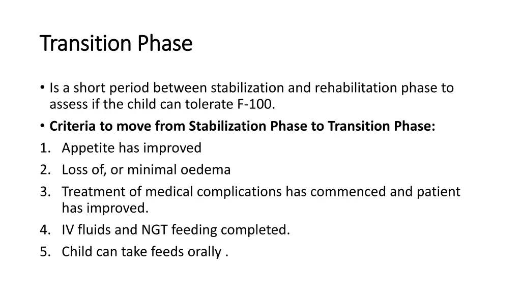 transition phase transition phase