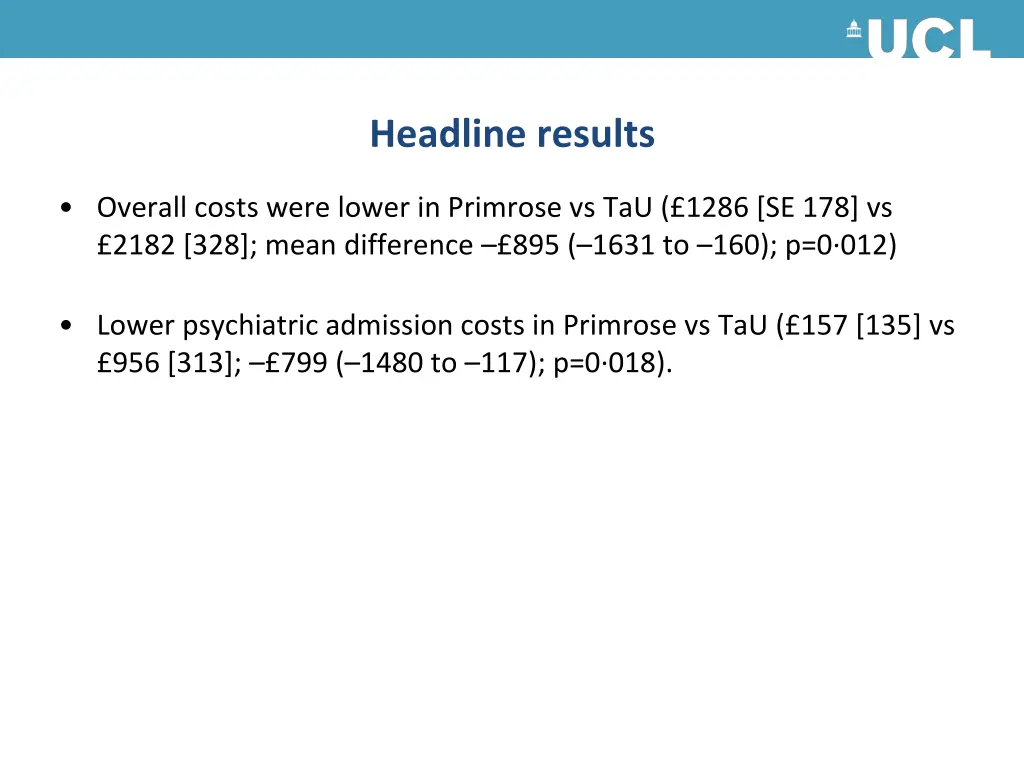 headline results 1