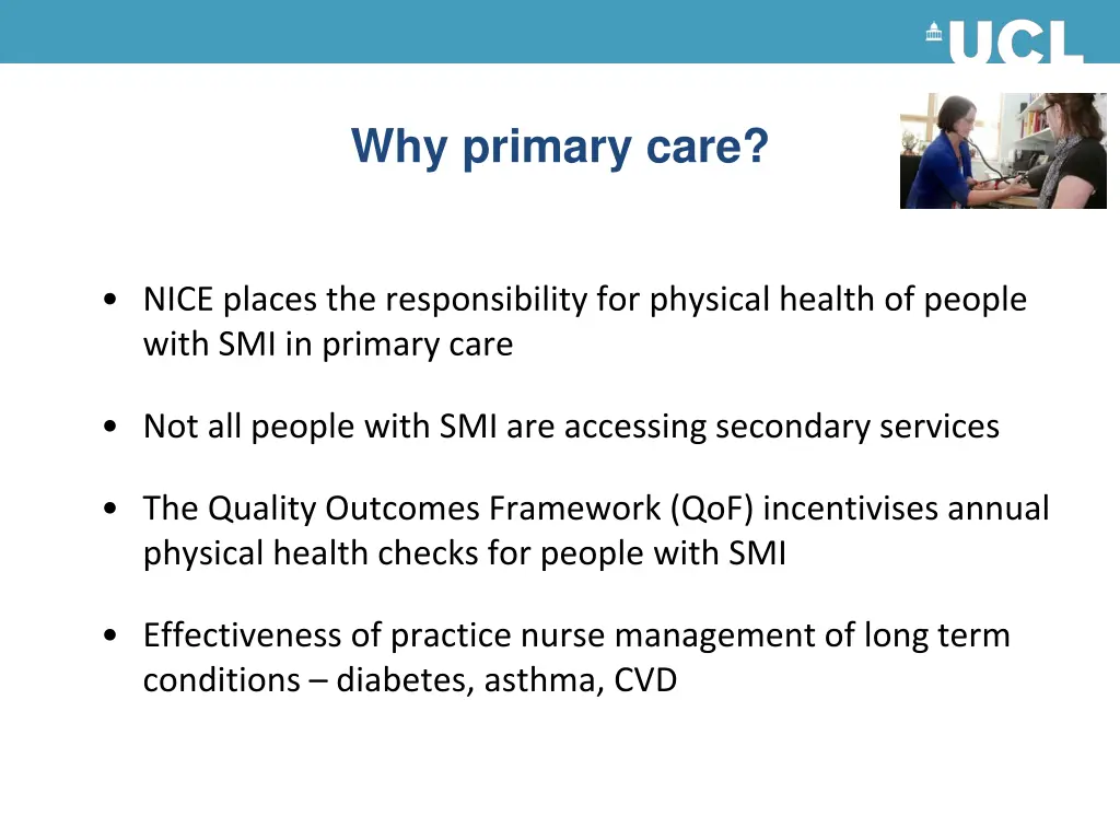 why primary care