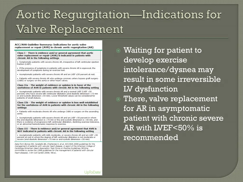 waiting for patient to develop exercise