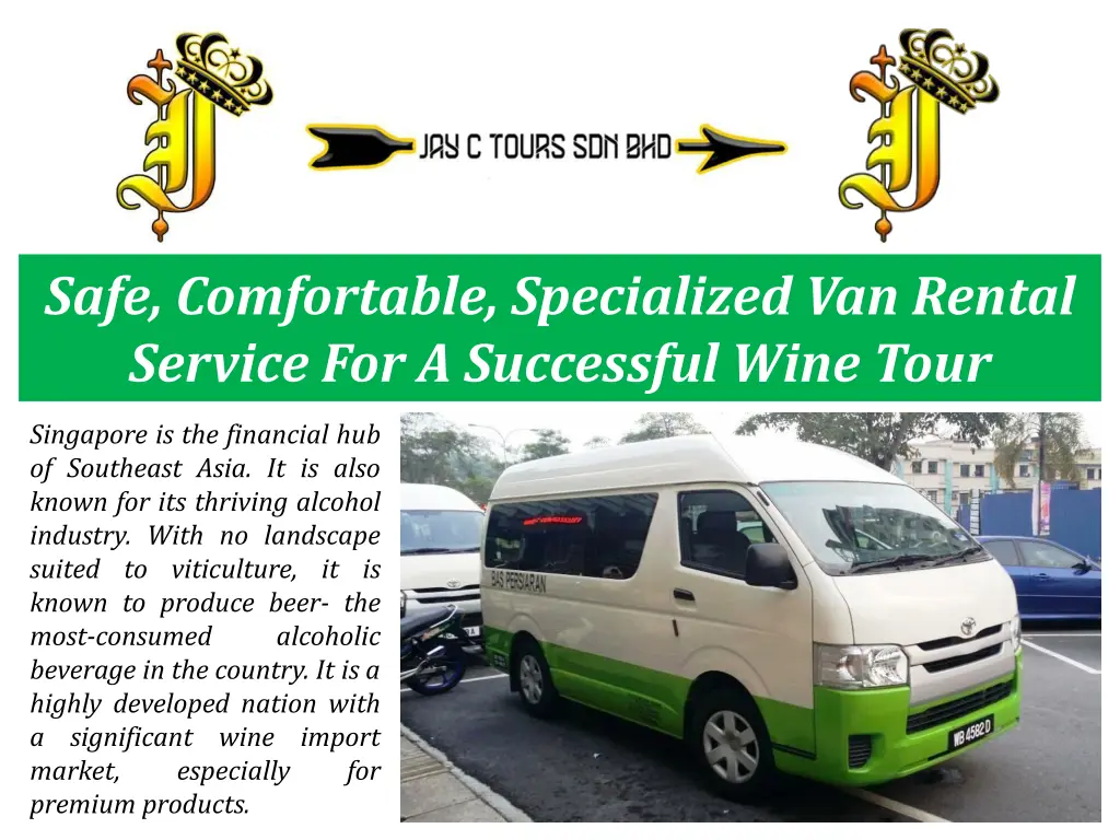 safe comfortable specialized van rental service