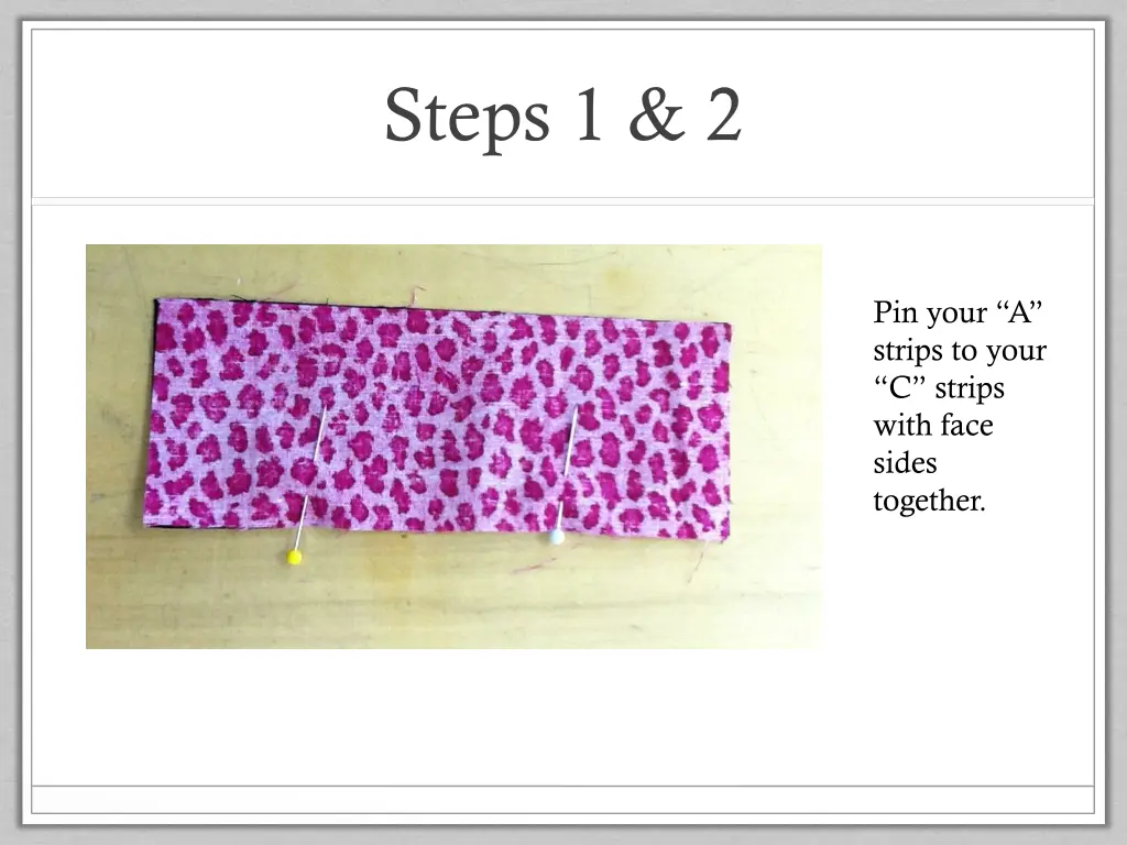 steps 1 2