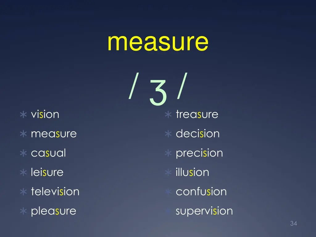 measure