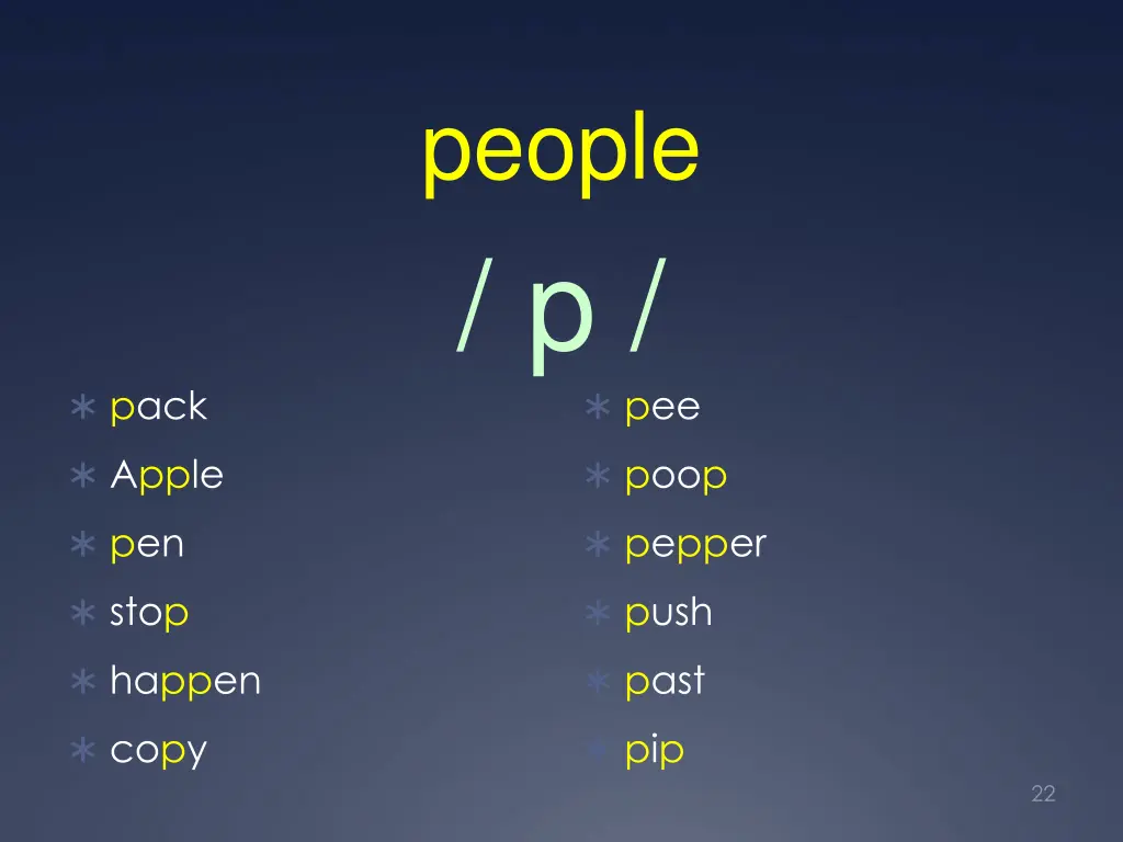 people p