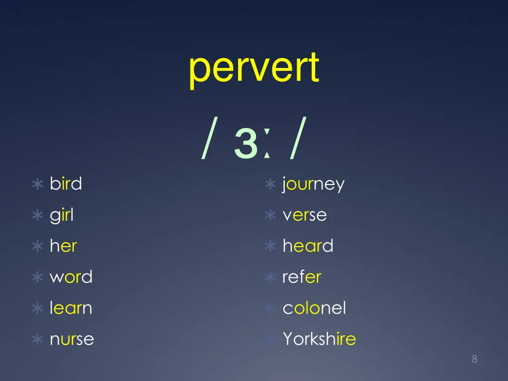 pervert