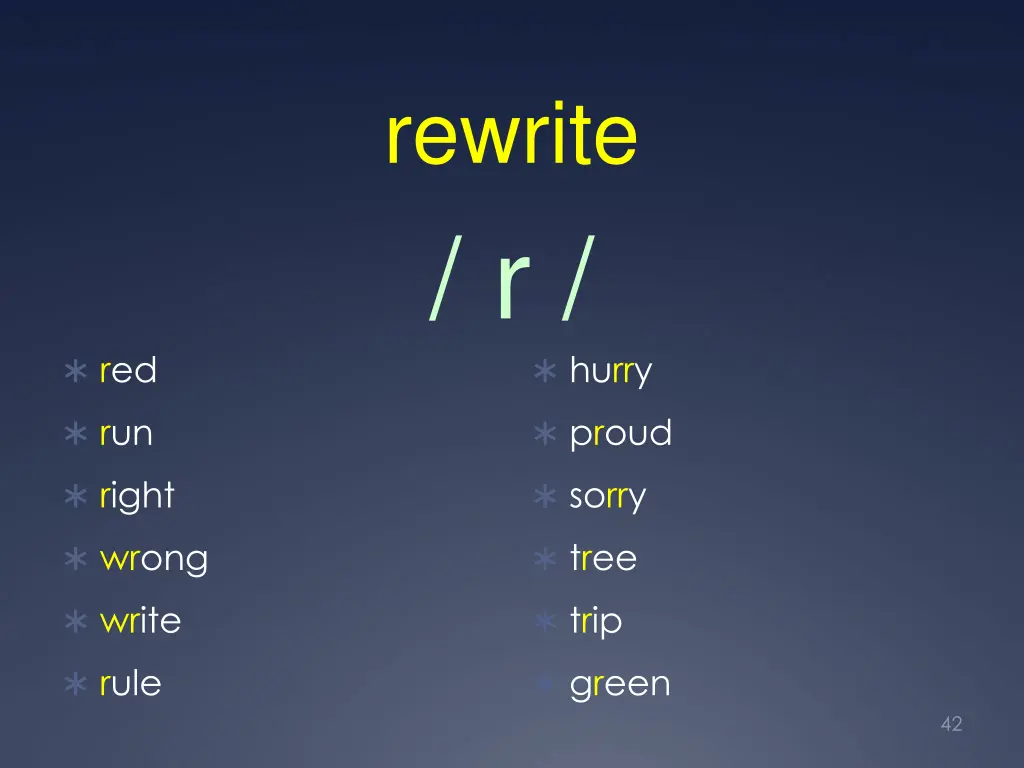 rewrite r